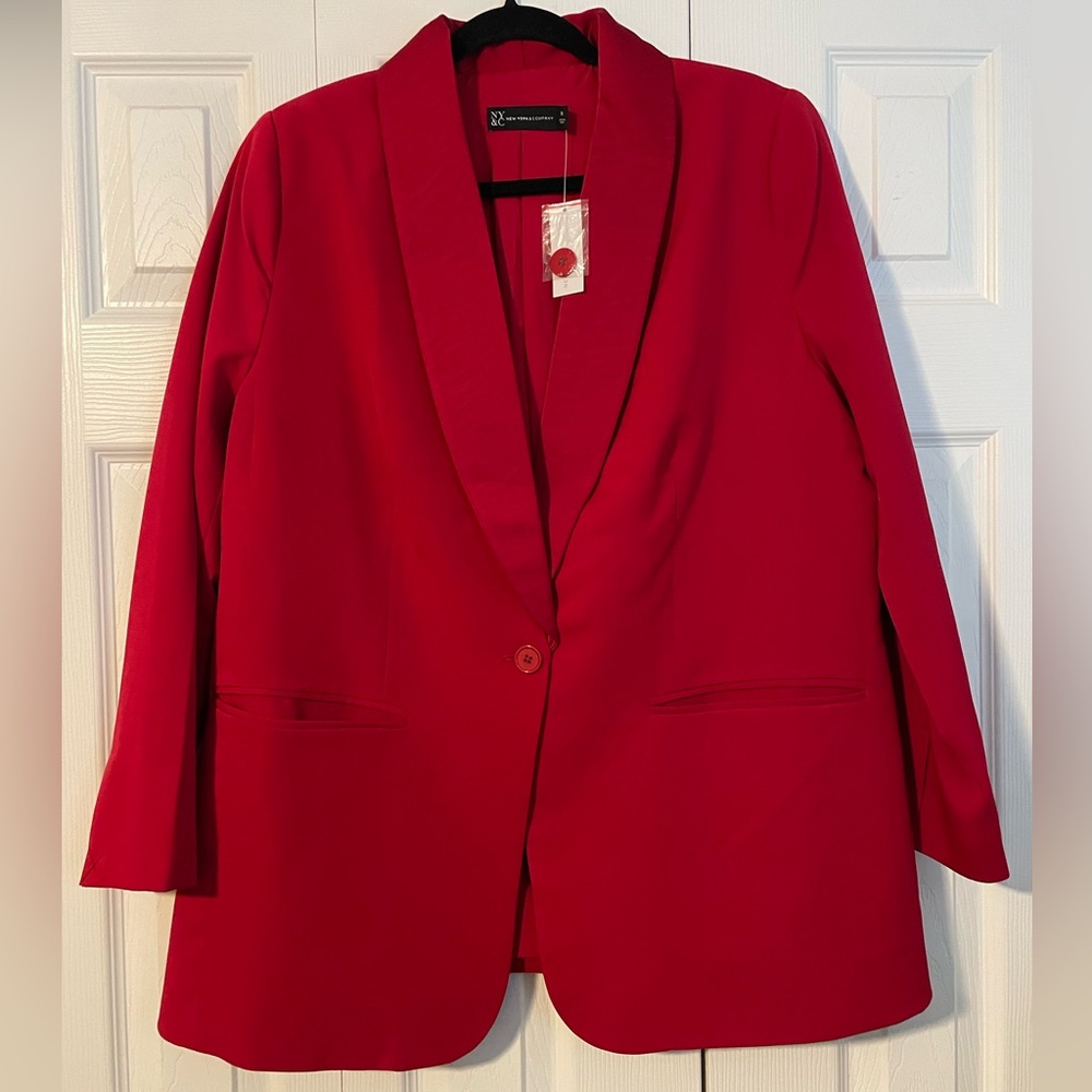 Women's Red Blazer